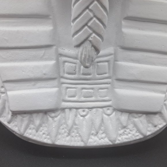 Plaster Bust of Egyptian Pharoah by Pacini - Picture 9 of 10